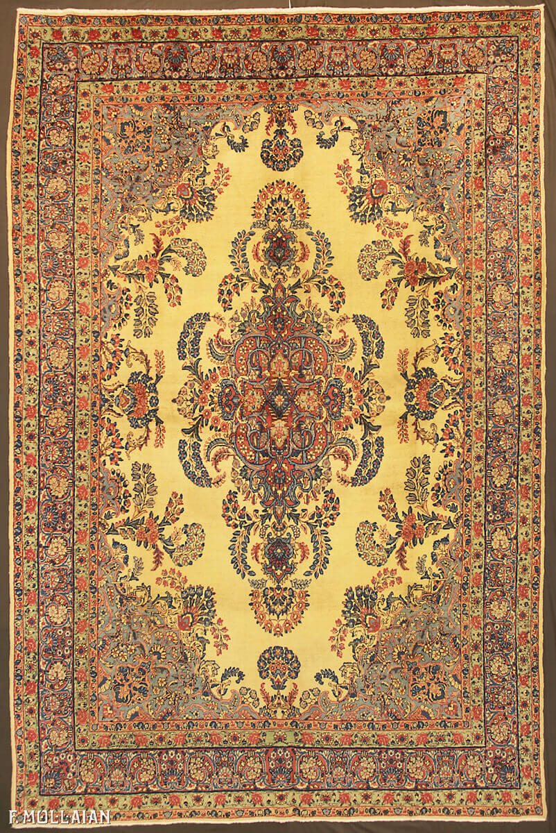 Semi-Antique Persian Kerman Carpet n°:56218764